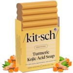 Kitsch Kojic Acid Soap – Turmeric Soap Bar with Hyaluronic Acid & Shea Butter – Brightening & Hydrating Body Wash & Face Wash for Dark Spots, Even Skin Tone & Natural Glow - Made in USA - 4 oz - Image 2