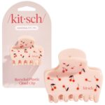 Kitsch Medium Hair Clips for Women – Strong Hold Claw Clips for Thick or Thin Hair – Recycled Plastic, Non-Slip, Durable – Cherry Print | Ideal Gifts for Women – 1pc - Image 2