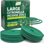 Large Citronella Incense Coil, Made from Natural Plants, Suitable for Outdoor, Living Room, Terrace use (24 Coils and Coil Holder) - Image 2