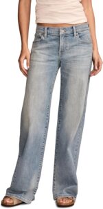Lucky Brand Womens Mid Rise Sweet Wide Leg Jeans - Image 2