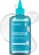 MAREE Glycolic Acid Toner 10% Facial Polish - Exfoliating Toner for Face - Glycolic Acid Toning Solution - Face, Scalp & Underarms Exfoliant Spray Alternative - Pure Acido Glicolico para Manchas - Image 2