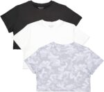 MAX ALLIE Women's Ultra Soft Cropped T Shirt Crew Neck Tees Casual Loose Fit Basic Lightweight - Image 2