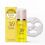 MENOKIN 30 Seconds Quick Bubble Mask [BRIGHT] - [Vitamin C] [Glutathione & Niacinamide] in Micro-bubbles for Dark Spots, Uneven Skin Tone, Korean Skin Care Essential, 70 Uses, 3.21 fl.oz - Image 2