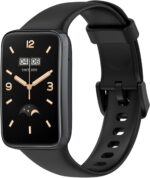 MOTONG Compatible with Xiaomi MI Band 7 Pro Replacement Band - Silicone Replacement Wrist Band Strap Compatible with Xiaomi MI Band 7 Pro(Silicone Black) - Image 2