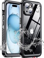 MOZOTER for iPhone 15 Plus Case Waterproof,[IPX8 Underwater Case][Full Body Shockproof & Military Dropproof] Clear Sound Quality Built-in Screen Protector for iPhone 15 Plus 6.7 inch-Black - Image 2