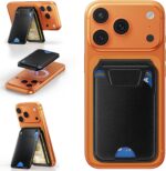 Mag-Safe Wallet - Magnetic Wallet for Phone Adjustable Magnetic Wallet Stand 5 Card Holder, Lightweight Flap Leather Mag-Safe Wallet for iPhone 17/16/15/14/13/12 Series,Not for iPhone 13/12 Mini - Image 2