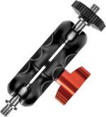 Magic Arm with Double Ball Head and 1/4" Screw - Compatible with Super Clamp, Camera Cage, Monitor and Microphone - Max Load up to 2kg / 4.4lb - Image 2