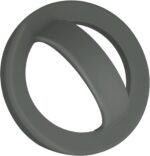 Magnetic Silicone Ring Grip Phone Holder, Rotating Finger Loop Ring Grip Holder, Soft and Portable, Strong Magnetic Attraction, Compatible with Magsafe Phone Case (Grey) - Image 2
