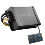Marine Bluetooth Amplifier car Audio System Waterproof Multi-Function Remote Class D Amp ATV UTV Amp 4 Channel Output (Balck) - Image 2