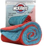 McKillans® Extra Large Dual-Color Car Drying Towel XL - Edgeless & Ultra Soft & Absorbent - 36" x 28" - 1200 GSM Twisted Loop Microfiber Drying Towel for Car Detailing - Image 2