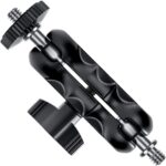 Mini Magic Arm with Dual Ball Head and 1/4'' Screw - Compatible with Super Clamp, Camera Cage, Monitor, and Microphone - Max Load 4.4lb/2kg - Image 2
