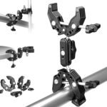 NEEWER Double Super Clamp Camera Mount with Magic Arm, Cold Shoes for Desk Studio Light Stand Holder Photography Reflector, Flag, Cross Bars, Motorcycle, Umbrella, Pole Stick Shoot Accessories Tools - Image 2