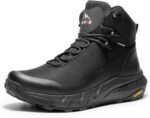NORTIV 8 Men's Mid Waterproof Hiking Boots Outdoor Lightweight Breathable Trekking Camping Mountaineering Shoes HydroTrek - Image 2
