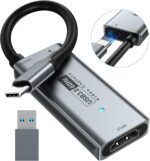 Newhope USB 3.0 Capture Card with 100W PD - HDMI to USB-C Video Capture Card 1080P 60fps & 2K 30fps Video Audio Capture Device for Streaming, Game Recording, Compatible for Quest 3, Switch, PS4/PS5 - Image 2