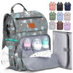 PILLANI Baby Diaper Bag Backpack - Large Bag for Boys & Girls, Waterproof Diaper Backpack - Travel Diaper Bags w/Changing Pad, Baby Registry Search & Shower Gifts - Essentials Must Haves Newborn Stuff - Image 2
