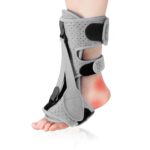 Plantar Fasciitis Night Splint, Night Splint Plantar Fasciitis for Women And Men, Upgrade Adjustable Splint Not Affect Sleep for Achilles Tendinitis Flat Arch Foot Drop (Gray) - Image 2