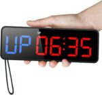 Portable Gym Timer Clock: Fitness Digital Clock with Strong Magnet - Remote Control for Fitness Enthusiasts - Powerful Battery for Home Gym Garage Boxing - Image 2