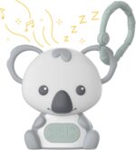 Pure Enrichment PureBaby Hanging Koala Sound Machine - Portable Travel Sleep Aid/Night Light & Detachable Hanging Ring - White Noise, Hush, Lullabies & More Sounds for Car Seat, Stroller & Bassinet - Image 2