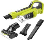 RYOBI ONE+ 18V Cordless Hand Vacuum with Powered Brush (Tool Only) Black Green (PCL700B) (Renewed) - Image 2