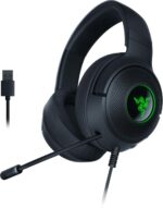 Razer Kraken V3 X Wired USB Gaming Headset: Lightweight Build - Triforce 40mm Drivers - HyperClear Cardioid Mic - 7.1 Surround Sound - Chroma RGB Lighting - Black - Image 2
