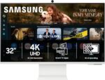 SAMSUNG 32” Smart Monitor M8 (M80F) 4K UHD Display, Samsung Vision AI, Smart TV Apps, Gaming Hub, USB-C, HDMI and USB-A, White, LS32FM803UNXZA, 2025 - Image 2