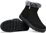 SHIBEVER Winter Boots For Women Snow: Warm Fur Lined Waterproof Ankle Boots - Outdoor Walking Non Slip Booties - Image 2