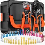 SOMELINE Heat Shrink Connector Crimp Tool Kit - with 48 Sizes (22-10 AWG) Marine Grade Heat Shrink Wire Connectors, Crimping Pliers and Strippers - Wire Connector Kit - Image 2