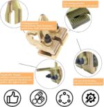 Self Tightening Clamp Puller, 5 Ton Right-Angle Two-Way Auto Body Pull Clamp, Car Collision Panel Tool Sheet Metal Dent Pulling Pounding Lifting Equipment - Image 2