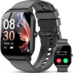 Smart Watch, 1.85" Smartwatch for Men Women(Answer/Make Call), 2025 Fitness Watch with 115+ Sports Modes/Heart Rate/SpO2/Pedometer/Sleep Monitor, IP68 Waterproof Activity Tracker for Android iOS - Image 2