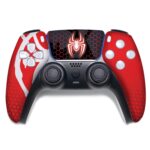 Spiider-Man Morales Custom PS-5 Controller Wireless compatible with Play-Station 5 Console by BCB Controllers | Proudly Customized in USA with Permanent HYDRO-DIP Printing (NOT JUST A SKIN) - Image 2