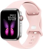 Sport Bands Compatible with Apple Watch Ultra 3/2/1 49mm, Series 11/10 46/42mm, 9/8/7 45/41mm, SE 6/5/4 44/40mm, 3/2/1 42/38mm S/M M/L for Women Men Silicone iWatch Band - Image 2