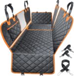 URPOWER 6-in-1 Dog Car Seat Cover for Back Seat, Waterproof Dog Car Hammock with Mesh Window, Non-Slip Pet Backseat Protector for Cars, Trucks and SUVs - Image 2