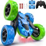 Upgraded RC Car for Kids, 360° Rotating Double Sided Stunt Vehicle with Headlights, 2.4GHz 4WD Remote Control Car, USB-C Rechargeable Electric Toy, Birthday for Boys & Girls - Image 2