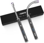 VEHHE USB Lighter, Candle Electric Lighter with Safety Lock Rechargeable Arc Lighters with LED Display, 360° Flexible Long Neck Lighters for Candles Grilling Cooking Barbecue Camping Windproof - Image 2