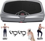 Vibration Plate Exercise Machine for Lymphatic Drainage Weight Loss,Full Body Workout Vibrating Plate Lymphatic Drainage Massager,Workout Equipment Fitness Weight Fat Burner Loss & Shaping - Image 2
