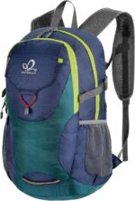 WATERFLY Lightweight Packable Hiking Backpack: 30L Foldable Travel Daypack Ultralight Camping Day Pack for Woman Man - Image 2