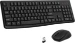 Wireless Keyboard and Mouse Combo, EDJO 2.4G Full-Sized Silent Computer Keyboard with Palm Rest and 3 Level DPI Adjustable Wireless Mouse for Windows, Mac OS PC/Laptop/Desktop - Image 2