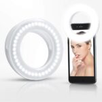 XINBAOHONG Selfie Ring Light Rechargeable Portable Clip-on Selfie Fill Light with 40 LED for Smart Phone Photography, Camera Video, Girl - Image 2