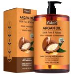 Yoken Argan Oil for Hair, Pure and Natural Morocco Argan Oil, Argon Oil For Hair, Scalp, Face & Skin Care, 100% Cold Pressed Hair Conditioner, Unrefined Argon Nails Carrier Oil (16 Fl Oz) - Image 2