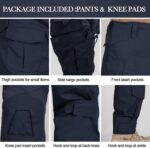 Men’s Tactical Pants with Knee Pads Waterproof G3 Combat Pants Camo Cargo Pants with 10 Pockets No Belt - Image 4