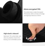 nuveti Large Exercise Mat - 15mm/20mm/30mm Thick Yoga Mat | Workout Mat for Fitness, Yoga, Pilates, Stretching & Floor Exercises for Women & Men with Free Carrying Bag - Image 6