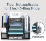 SUPEASY Mesh Desk Organizer with File Holder, 5-Tier Paper Letter Tray Organizer with Magazine Holder, Desktop Organizer and Storage with Drawer for Office Supplies Home or School, Black - Image 8