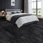 Washable Rug 10x14 Area Rugs for Living Room - Stain Resistant Non-Slip Backing Boho Rug for Bedroom,Durable & Ultra-Thin Vintage Large Area Rug(10x14,Black) - Image 3