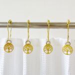 Tree of Life Shower Curtain Hooks Set of 12, Rust Proof Shower Curtain Rings for Bathroom, Metal Decorative Shower Curtain Hangers Bathroom Accessories - Image 6