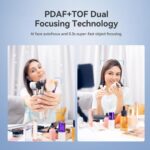 EMEET SmartCam S800-4K Webcam with Tripod for Streaming, Sony 1/2'' Sensor, Supports HDR, PDAF&TOF Dual-autofocus, 1080P@60FPS, Adjustable Heights with 360° Swivel Head, Perfect for Live Streaming - Image 7