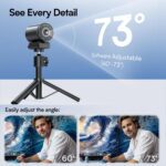 EMEET SmartCam S800-4K Webcam with Tripod for Streaming, Sony 1/2'' Sensor, Supports HDR, PDAF&TOF Dual-autofocus, 1080P@60FPS, Adjustable Heights with 360° Swivel Head, Perfect for Live Streaming - Image 8