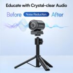 EMEET SmartCam S800-4K Webcam with Tripod for Streaming, Sony 1/2'' Sensor, Supports HDR, PDAF&TOF Dual-autofocus, 1080P@60FPS, Adjustable Heights with 360° Swivel Head, Perfect for Live Streaming - Image 9