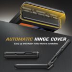 TONGATE for Motorola Razr 2025 Case/Razr 2024 Case with Screen Protector, [360° Spin Magnetic Stand] [Compatible with Magsafe] [Hinge Protection] Full-Body Military Drop Phone Cover, HD Black - Image 5