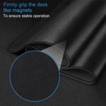 Extra Large Mouse Pad 31.5 x 11.8 in, Gaming Mousepad with Stitched Edges, Premium Microfiber Cloth Surface, Waterproof Non-Slip Base Keyboard Desk Mat for Home Office Gaming, Black - Image 4