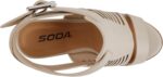 Soda Yummy ~ Gladiator Cutout Stacked Heel Sandal Shoes with Adjustable Ankle Buckle - Image 6